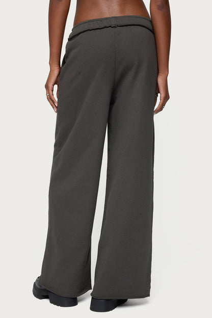 Wrenn Studded Wide Leg Sweatpants