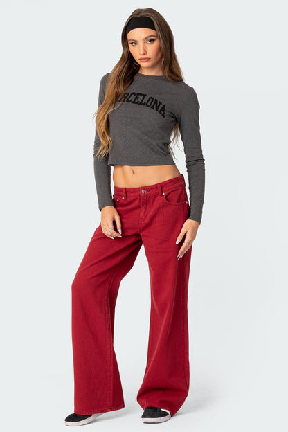 Roman Low Rise Baggy Jeans