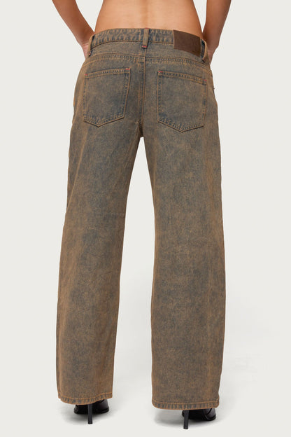 Petite Ace Low Rise Baggy Jeans