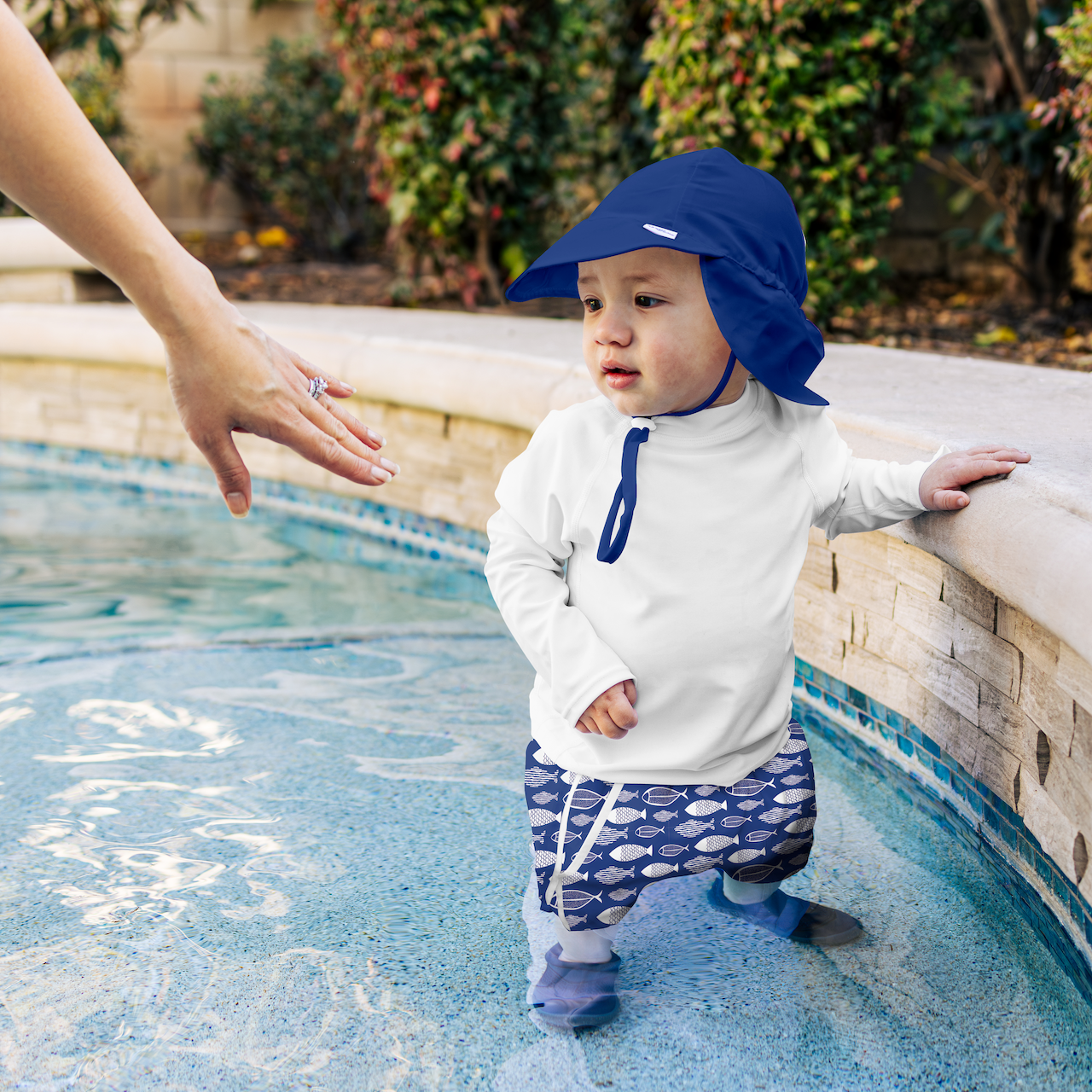 Eco Board Shorts with Built-In Diaper