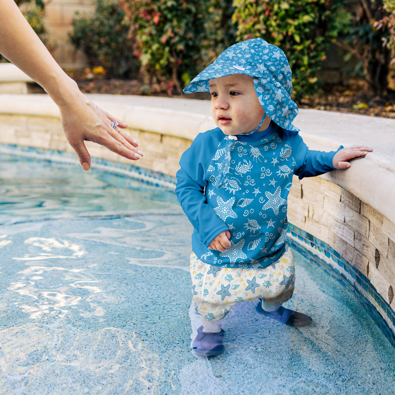 Eco Board Shorts with Built-In Diaper