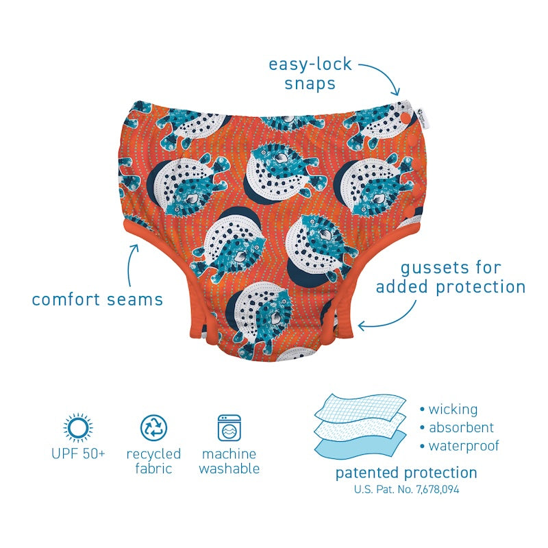 Eco Snap Swim Diaper - Tea Collection