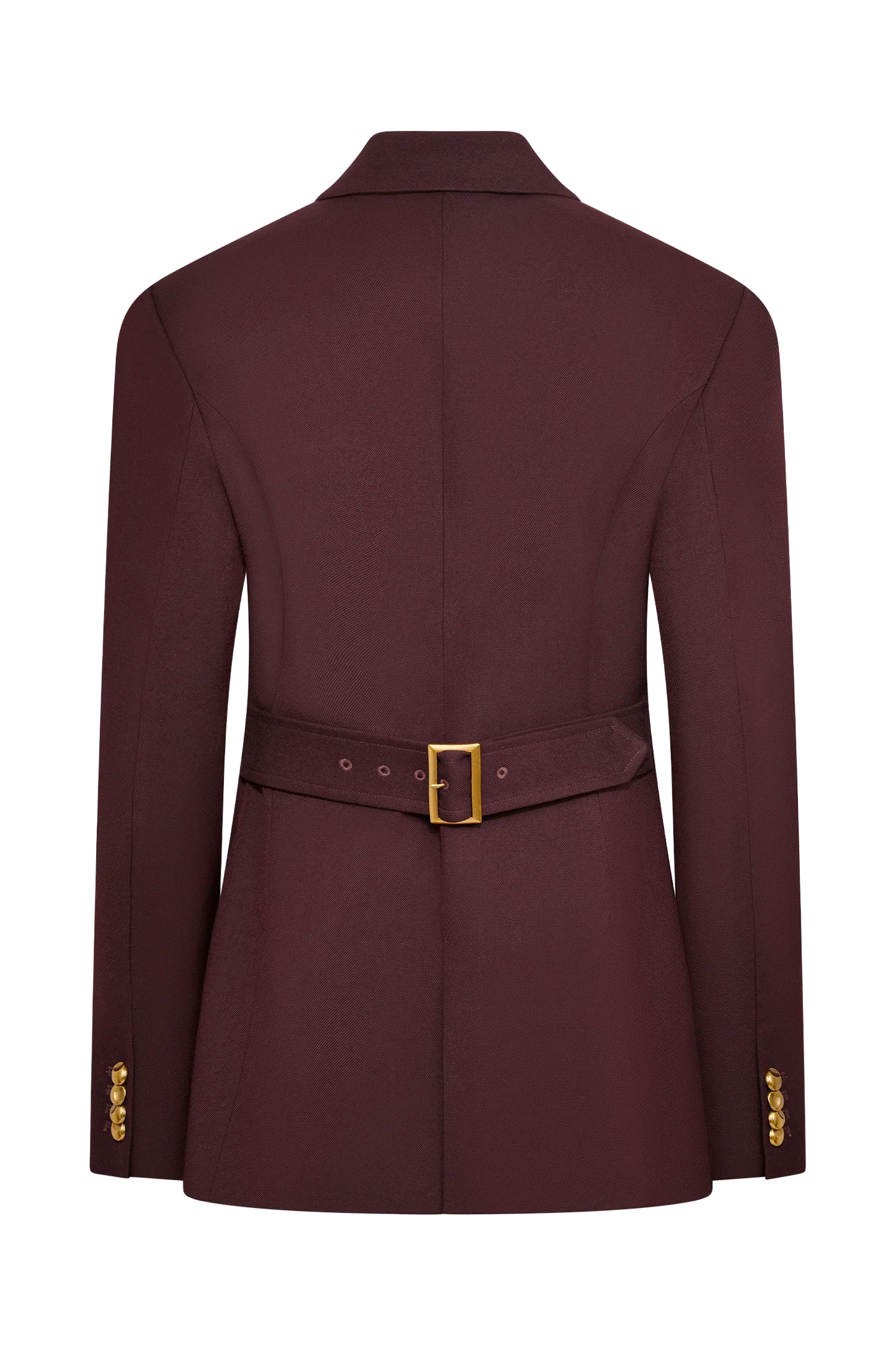 Bellamy Cinched Blazer Mahogany