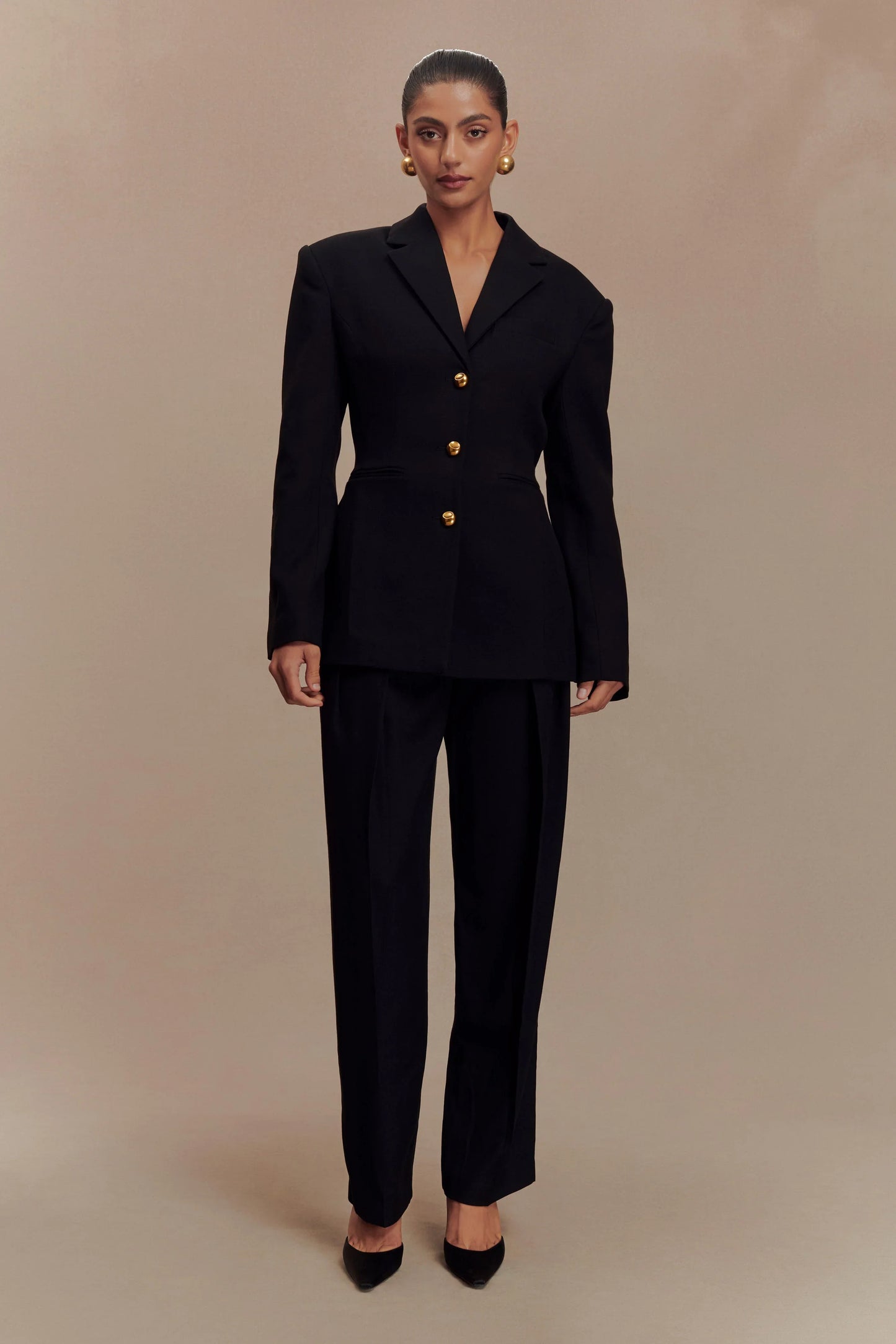 Bellamy Cinched Blazer Black