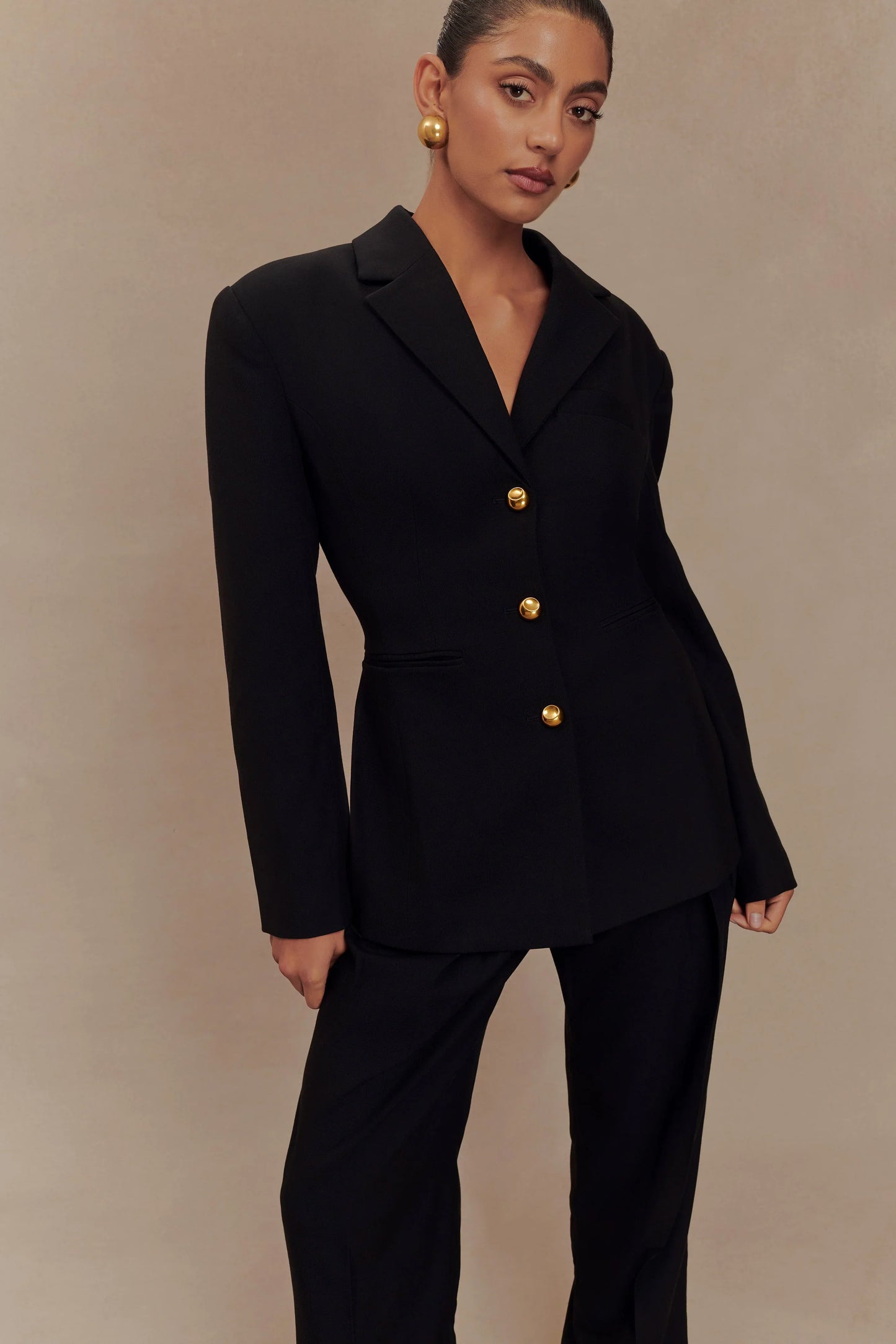 Bellamy Cinched Blazer Black