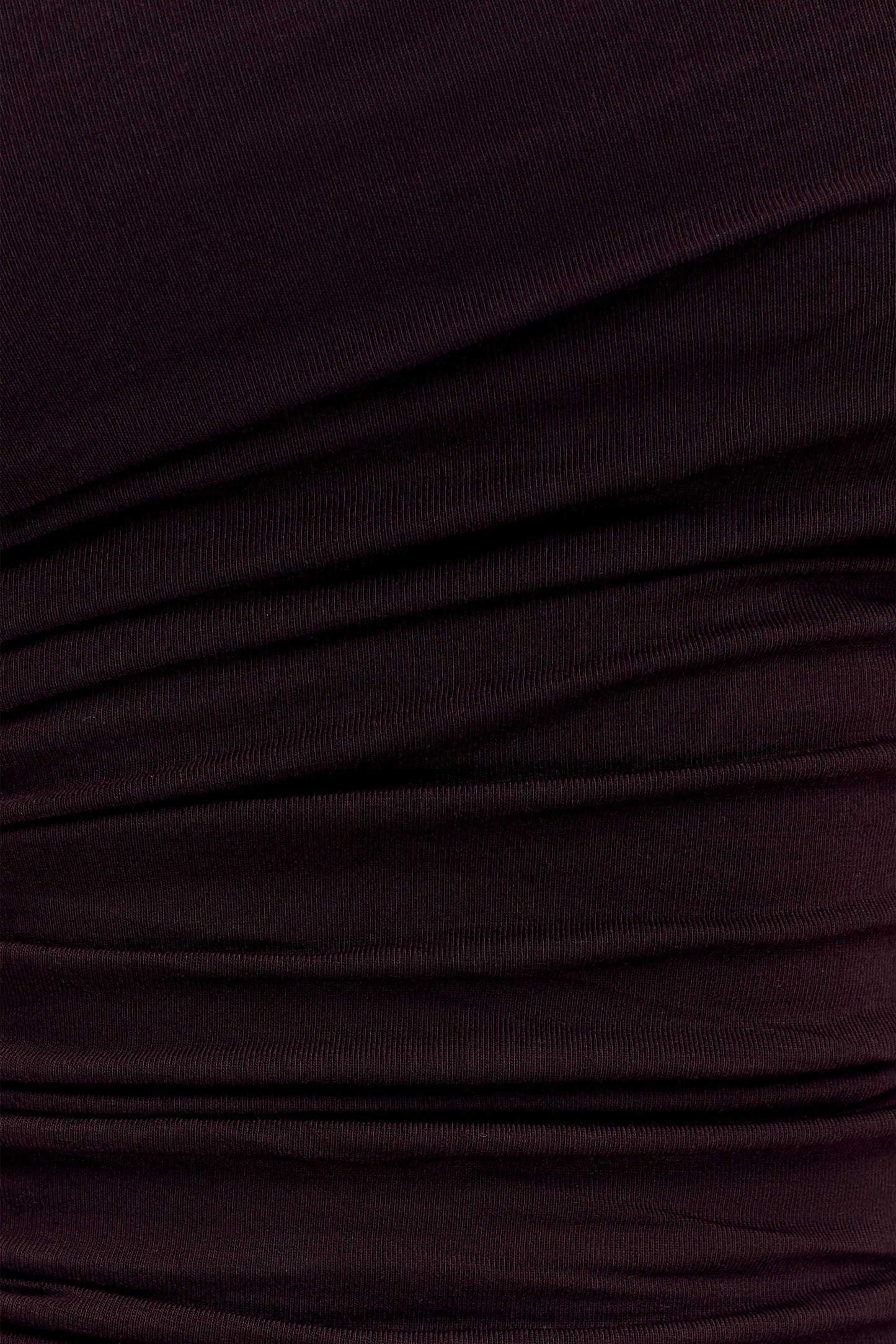 Anna One Shoulder Modal Top Cacao Brown