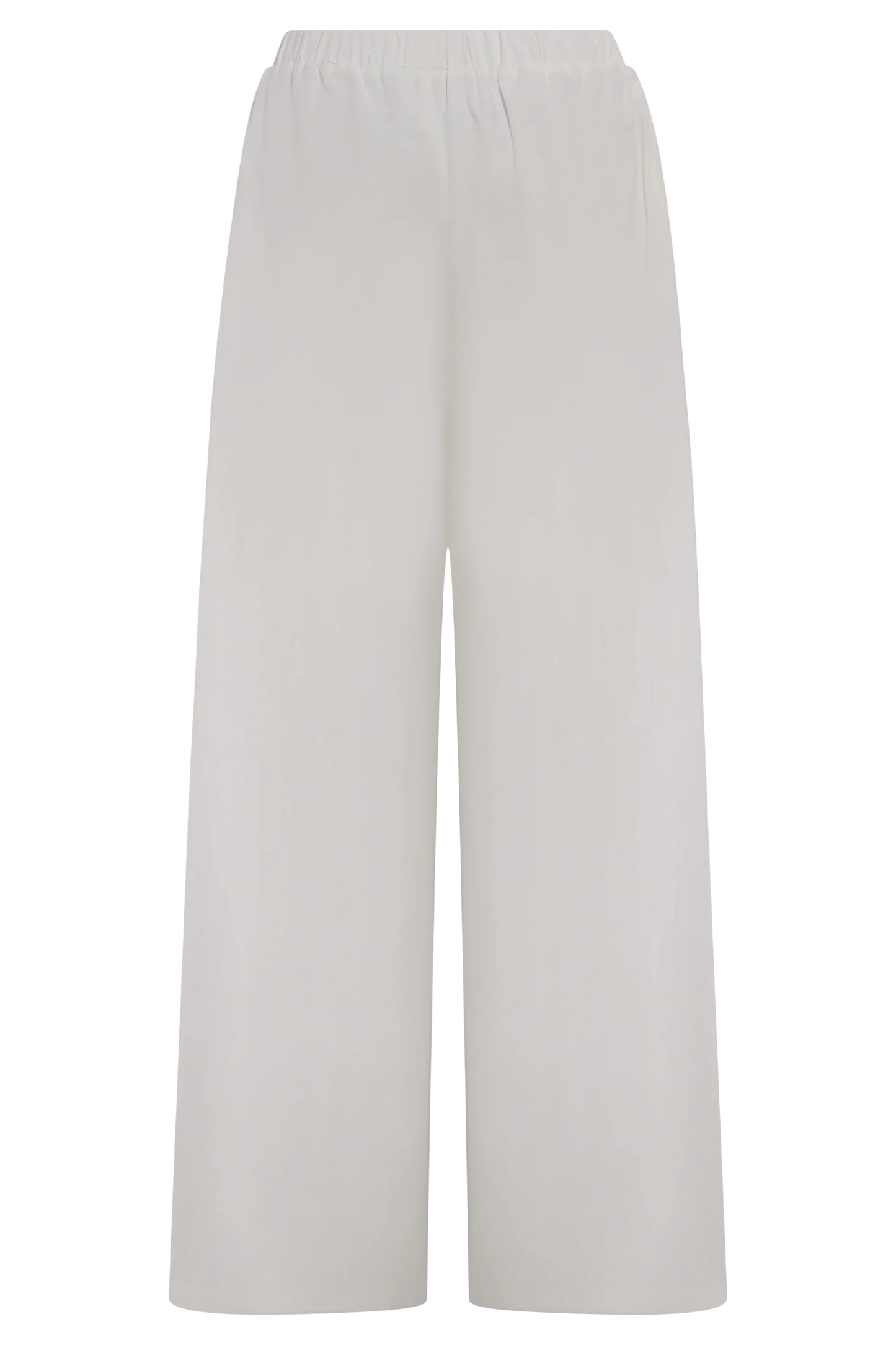 Campbell Cotton Wide Leg Pants White