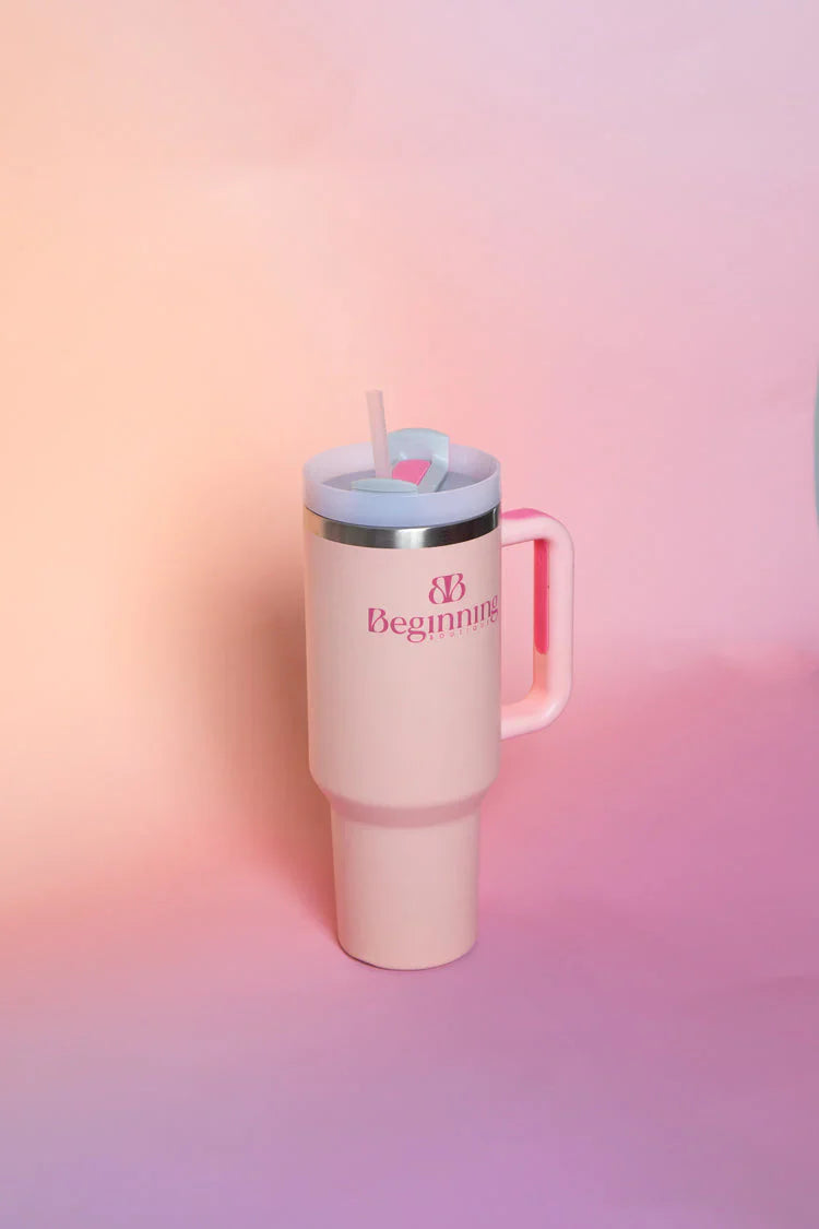 Beginning Boutique Miss Sippy Bubblegum Tumbler