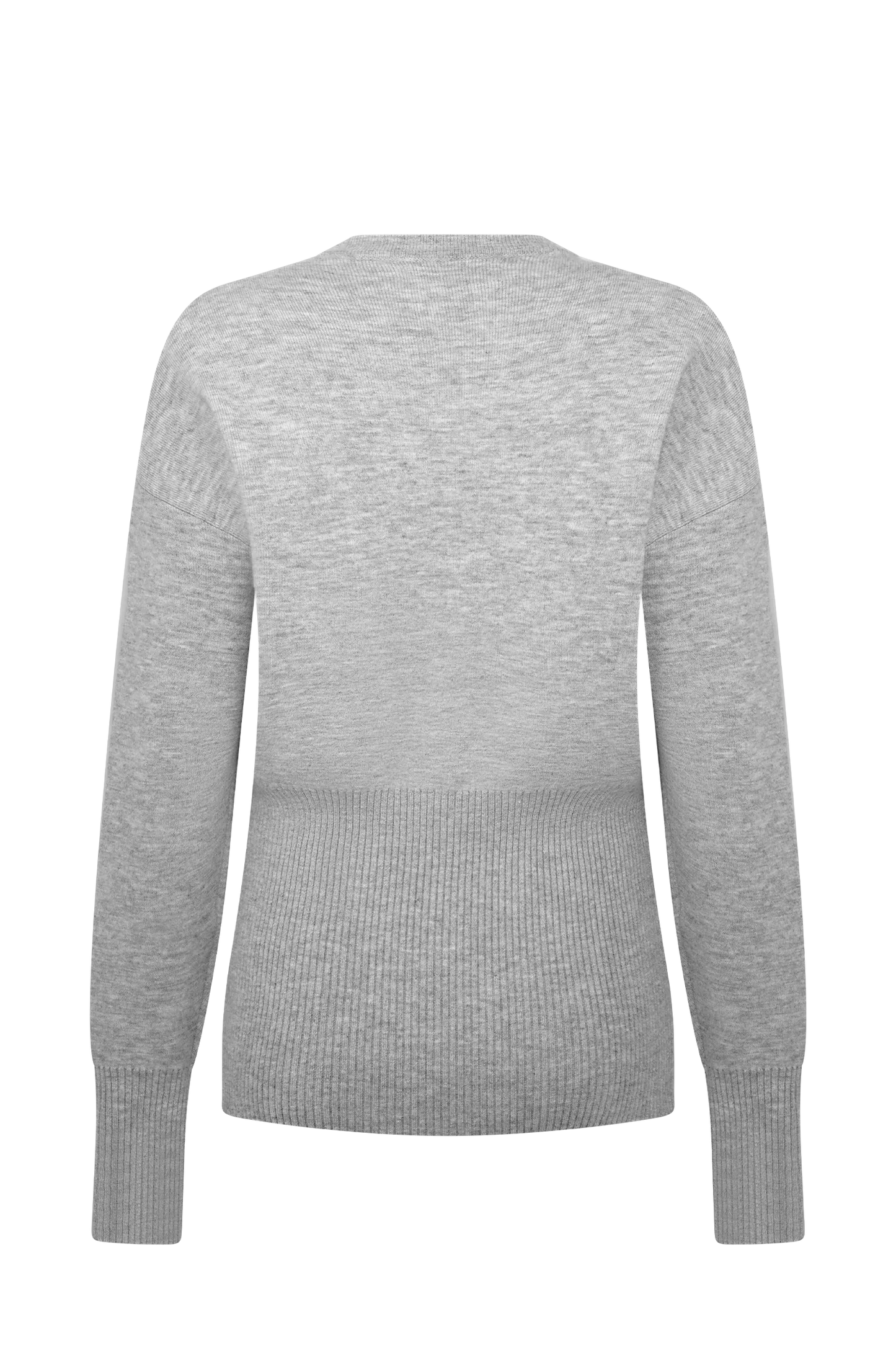 Alexia Buttoned Oversized Cardigan Grey Marle