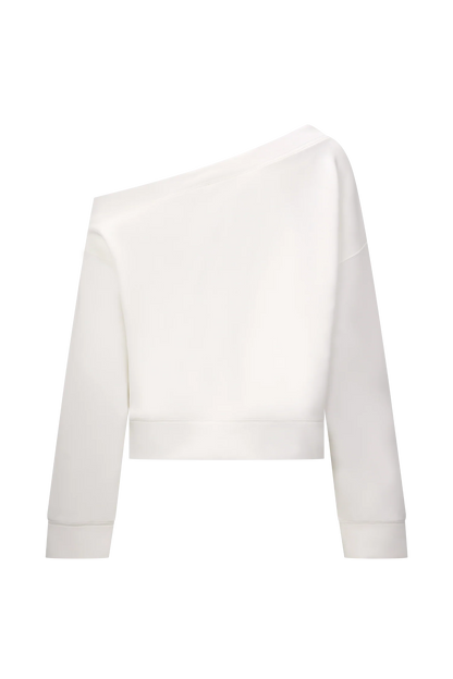 Aiden Slouchy Crew Jumper Ivory