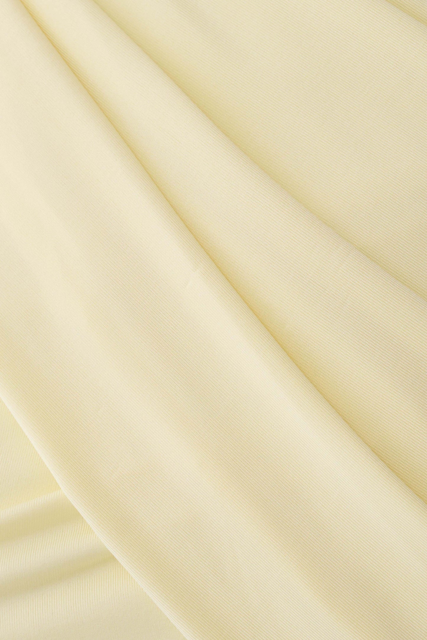 Adrienne One Shoulder Slinky Top Lemon