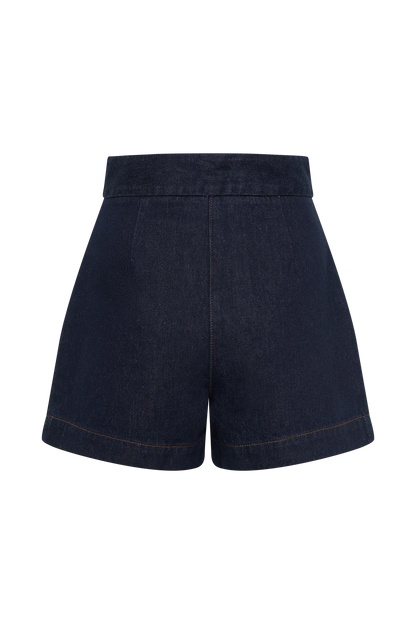 Abel Denim Shorts Indigo Blue