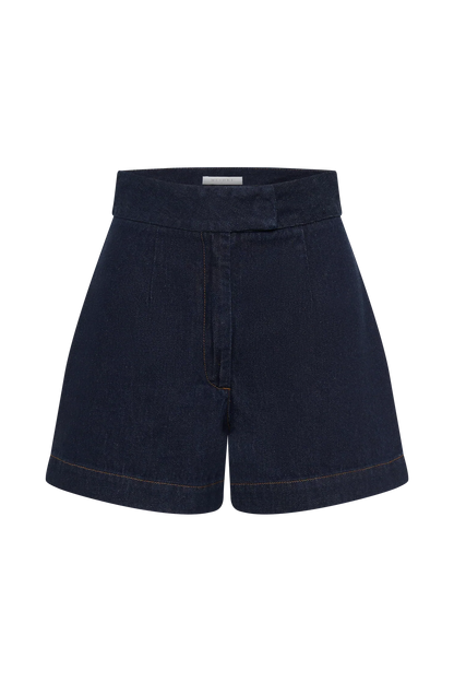 Abel Denim Shorts Indigo Blue
