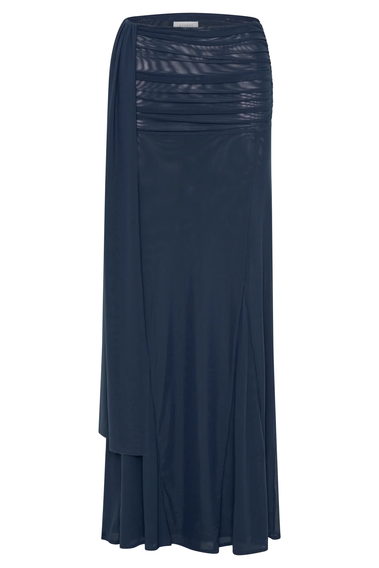 Arna Mesh Maxi Skirt Midnight Blue