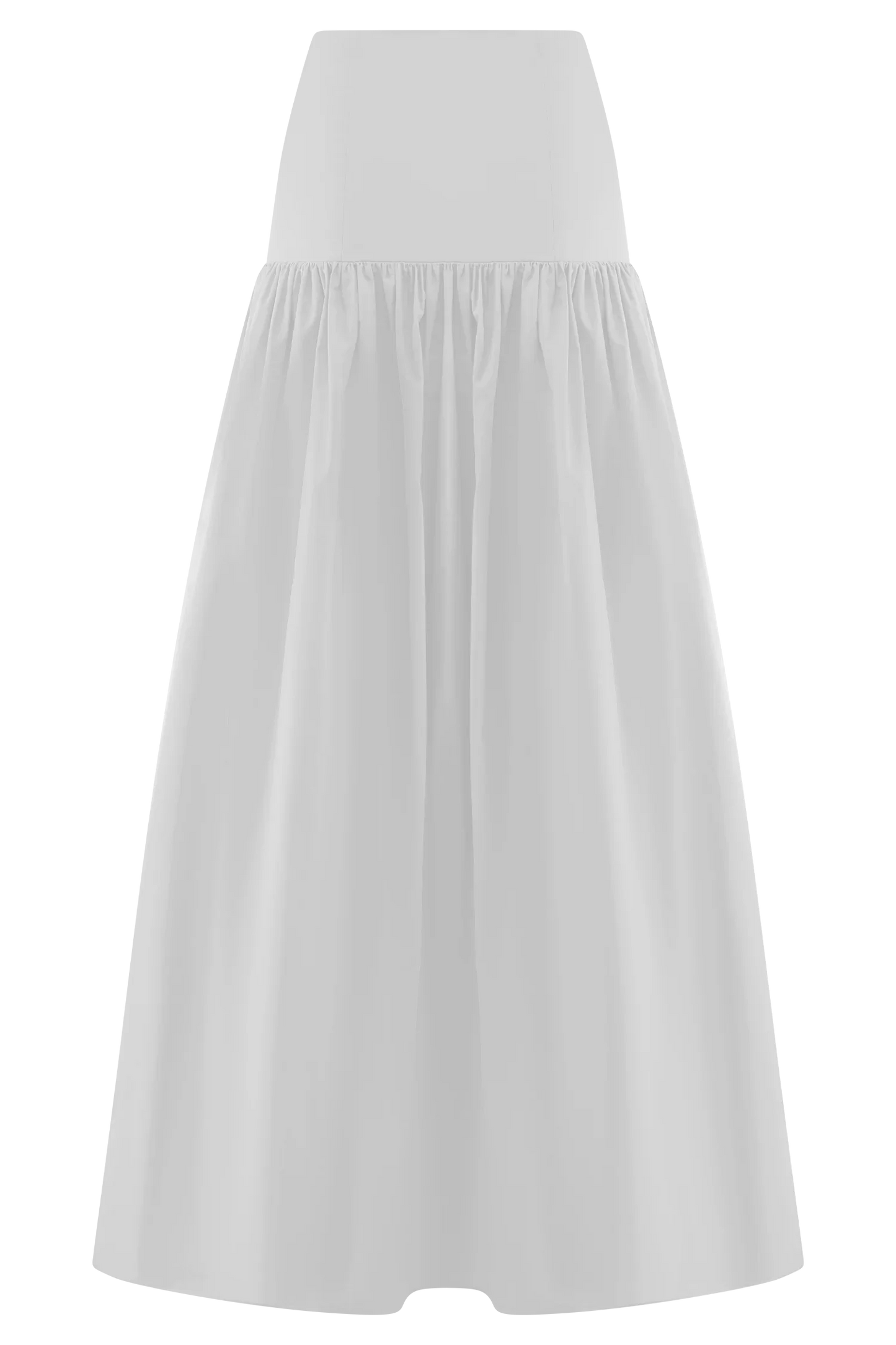 Autumn Maxi Skirt White