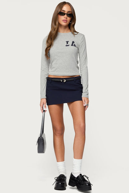 Wendie Tailored Mini Skort