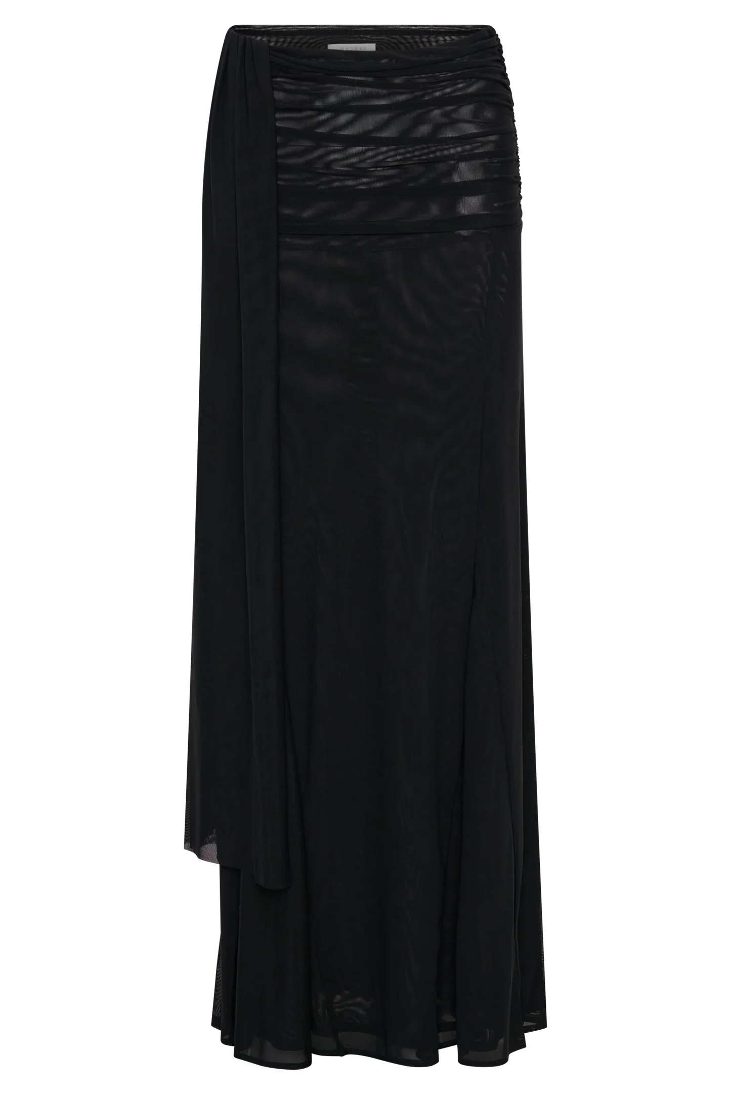 Arna Mesh Maxi Skirt Black