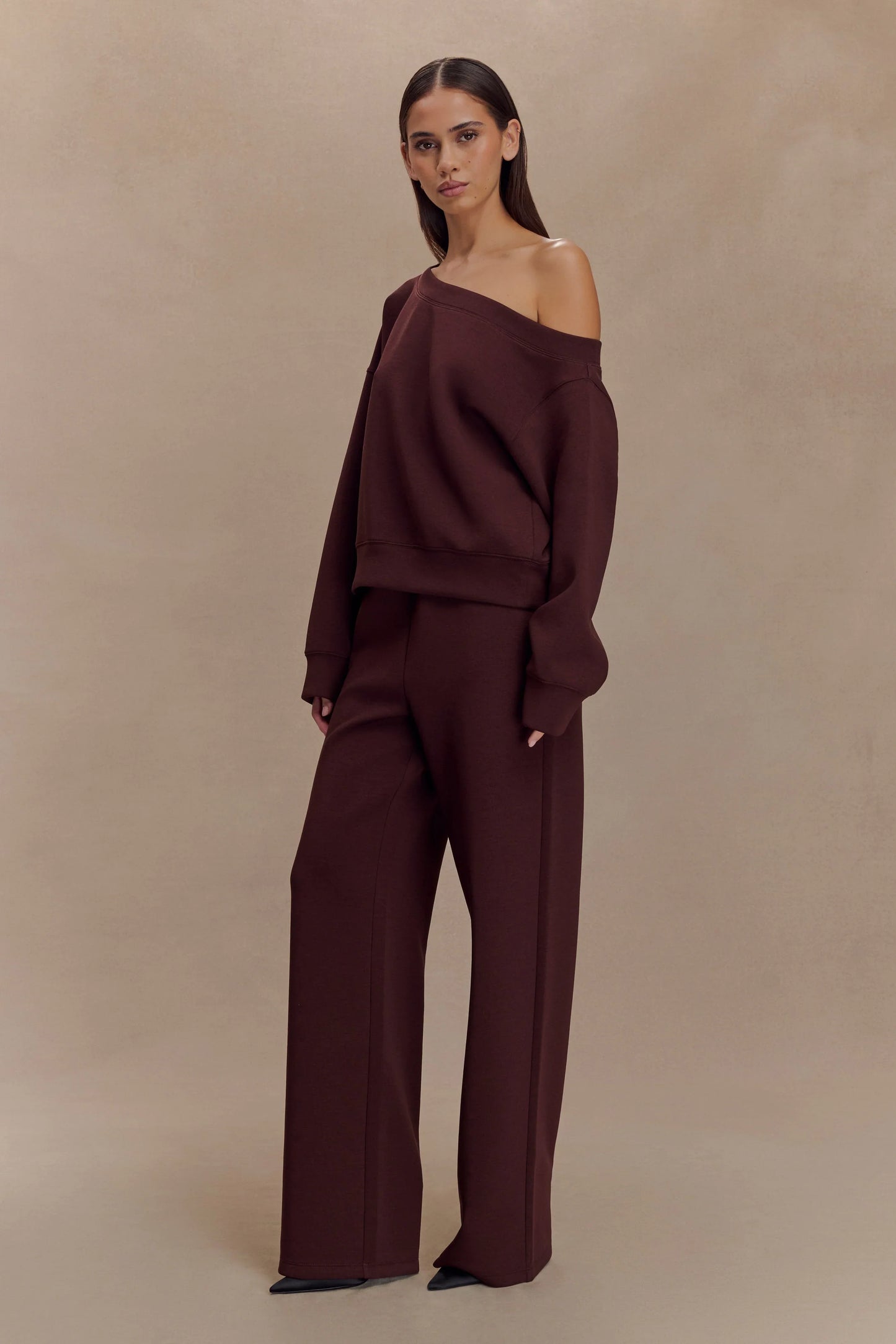 August Straight Leg Jogger Chocolate